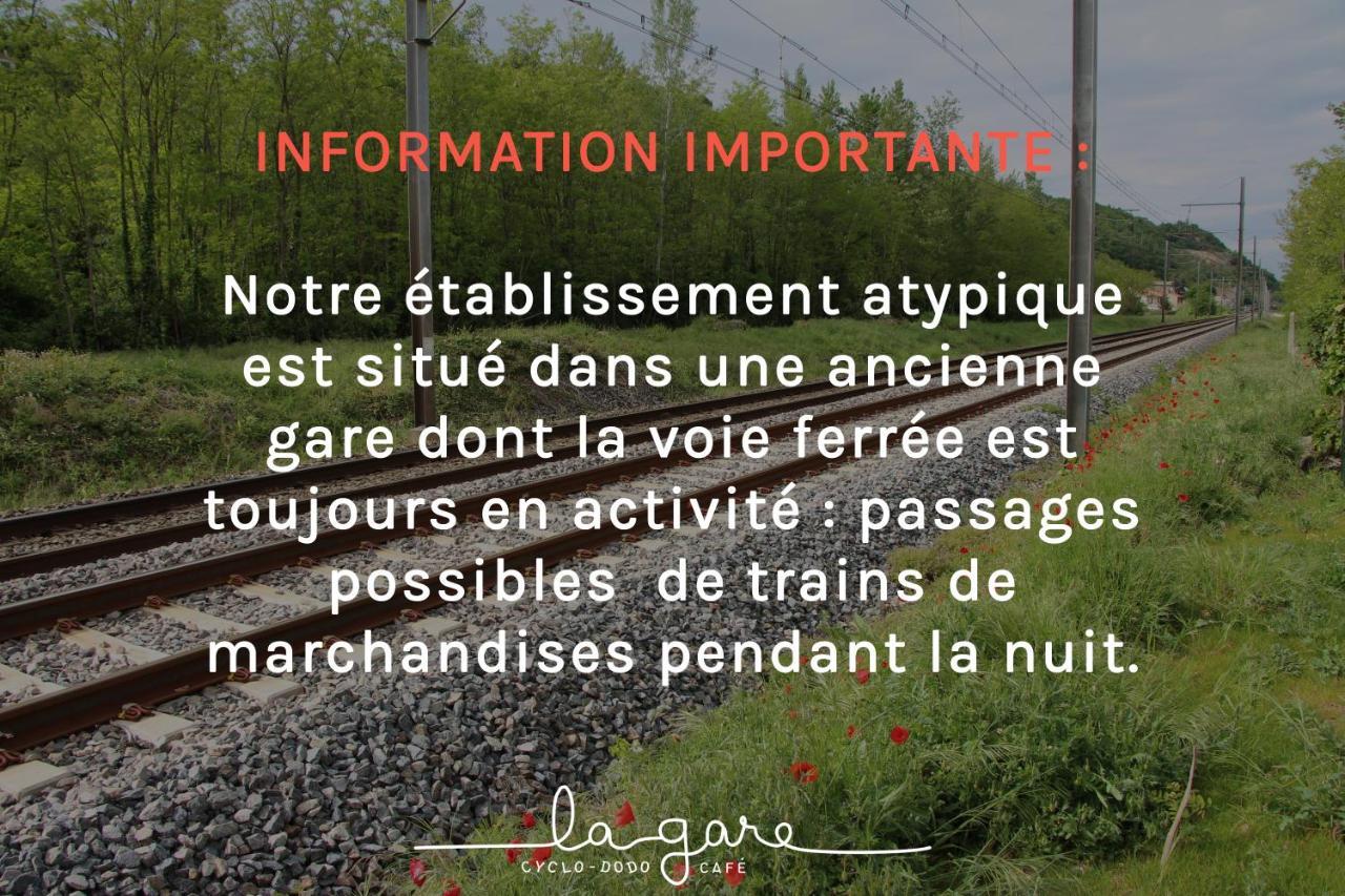 Отель La Gare Soyons Экстерьер фото